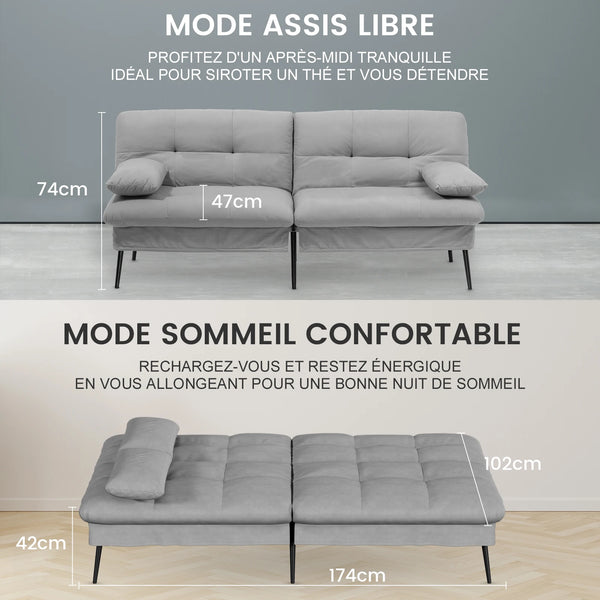 TURIA - Canapé sofa 3 places
