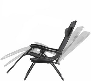 Chaise HOFA en position gravité zéro inclinée à 160° – Confort optimal pour extérieur