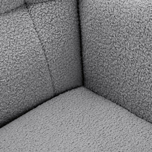 Détail du tissu moelleux du fauteuil ROC – finition douce au toucher