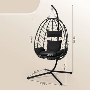 Dimensions du fauteuil OEUFI – Vue technique avec mesures