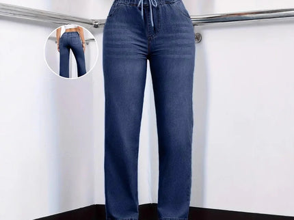 Noélie | Pantalon en denim taille élastique