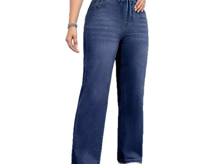 Noélie | Pantalon en denim taille élastique