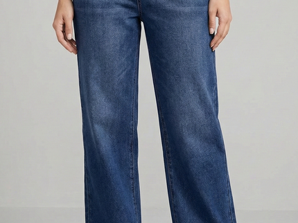 Noélie | Pantalon en denim taille élastique