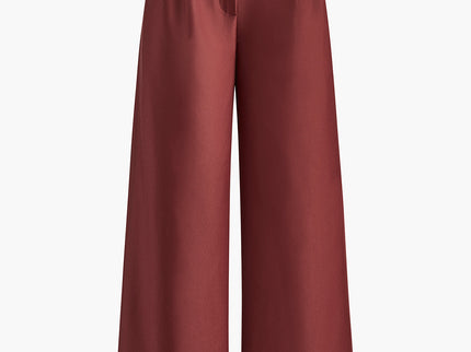 Éloane | Pantalon large taille haute