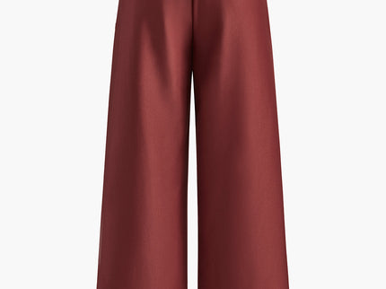 Éloane | Pantalon large taille haute