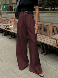 Éloane | High-Waisted Wide-Leg Trousers