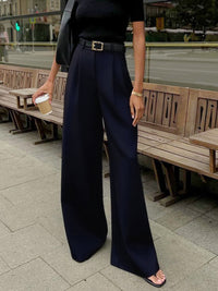 Éloane | High-Waisted Wide-Leg Trousers