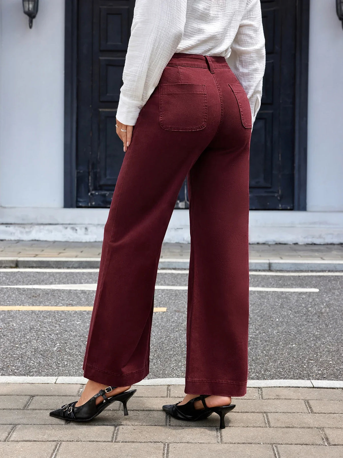 Élise | Weite High-Waist-Hose