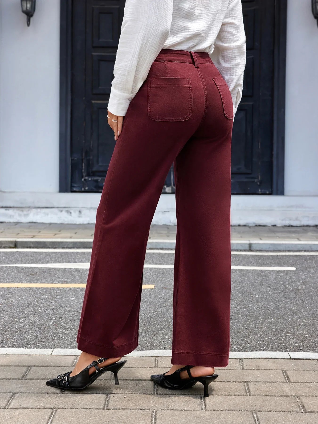 Élise | Weite High-Waist-Hose