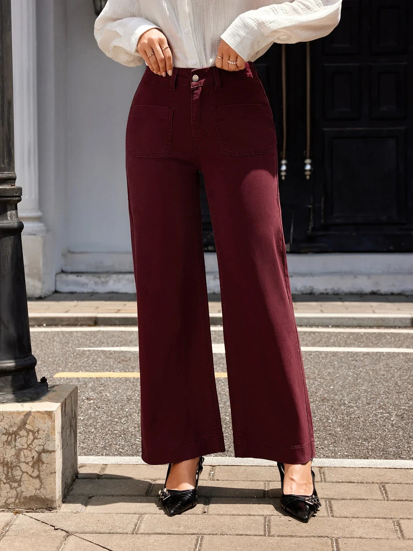 Élise | Weite High-Waist-Hose