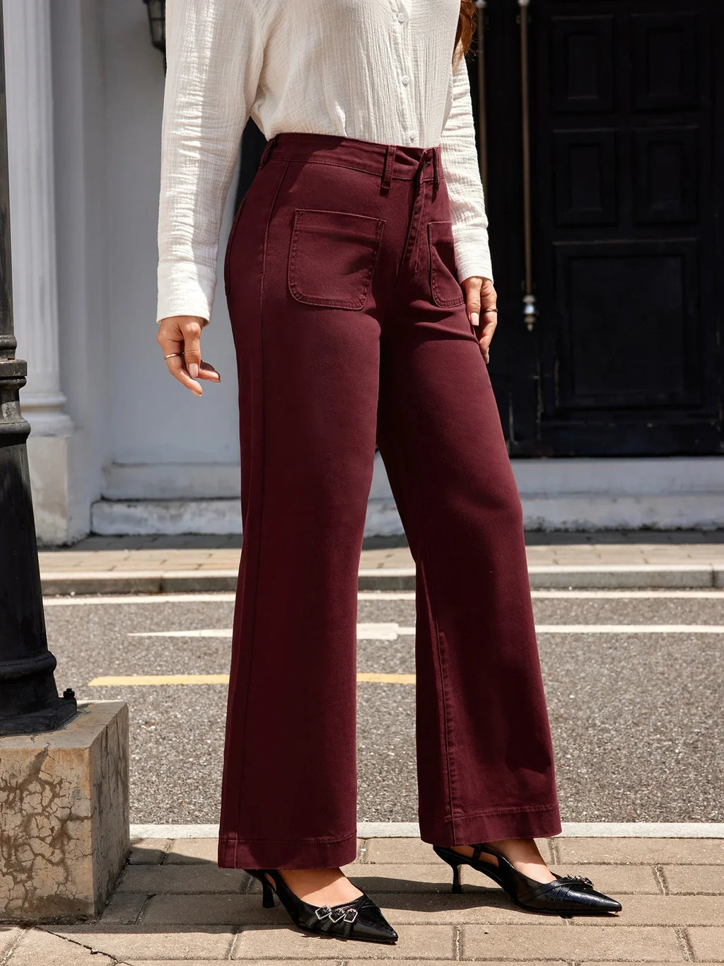 Élise | Weite High-Waist-Hose