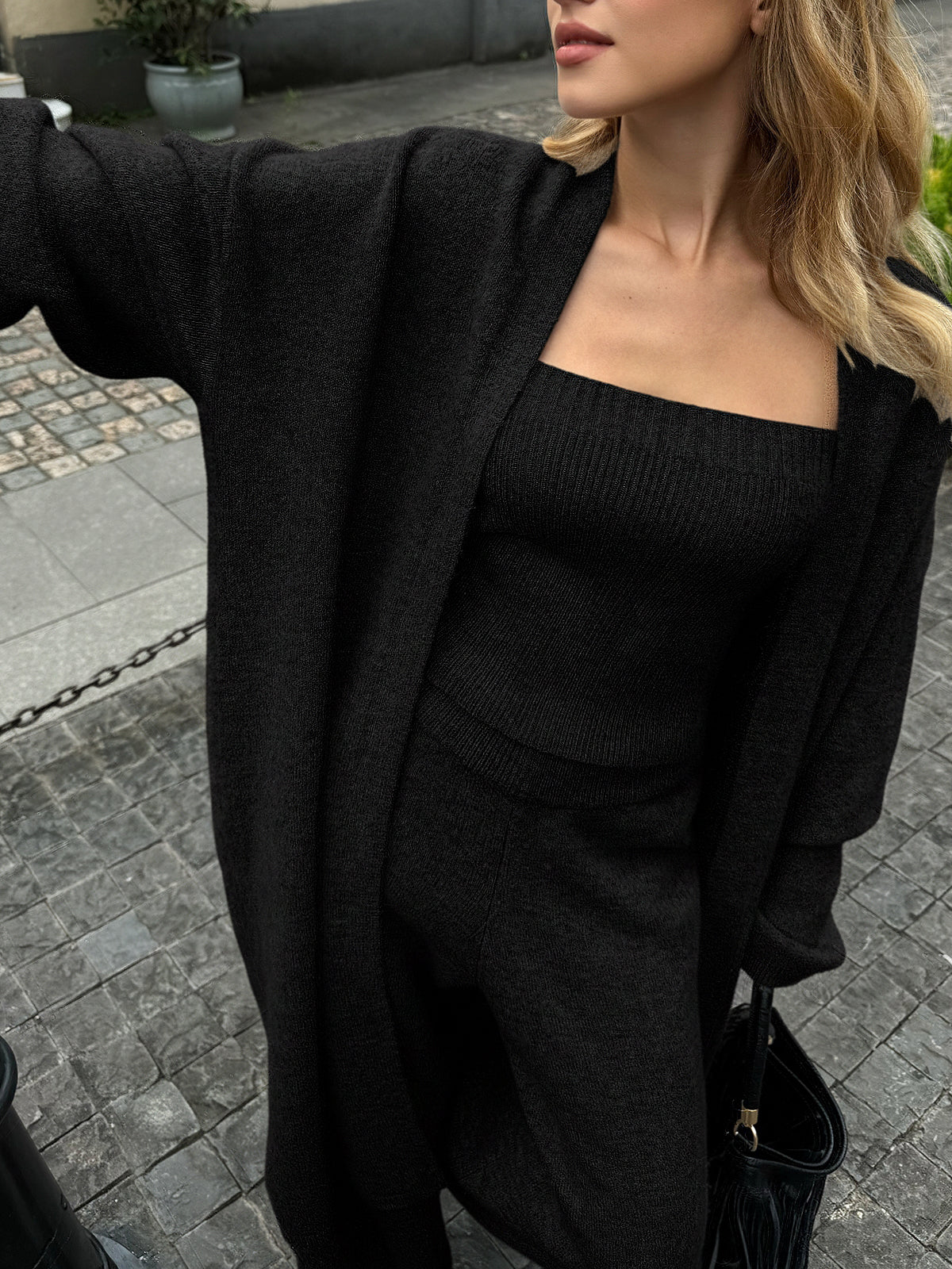 Isaline | Set aus Bustier-Cardigan und Hose