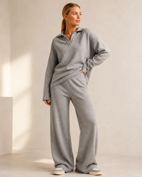 Althéa | Set aus Poloshirt und Hose mit weitem Bein