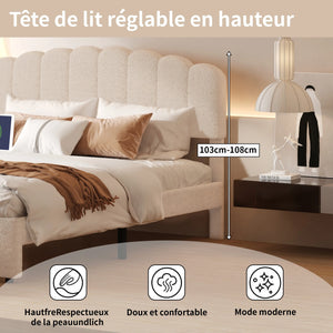 Lit moderne Rosalya pour appartement ou chambre d’ami