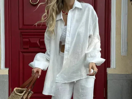 Lyséa | Ensemble chemise ample et pantalon large