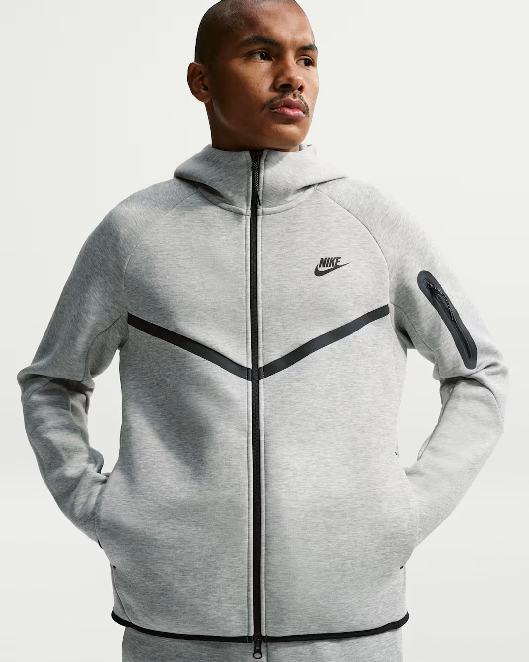 Nike Tech Fleece Hoodie Zip - Gris