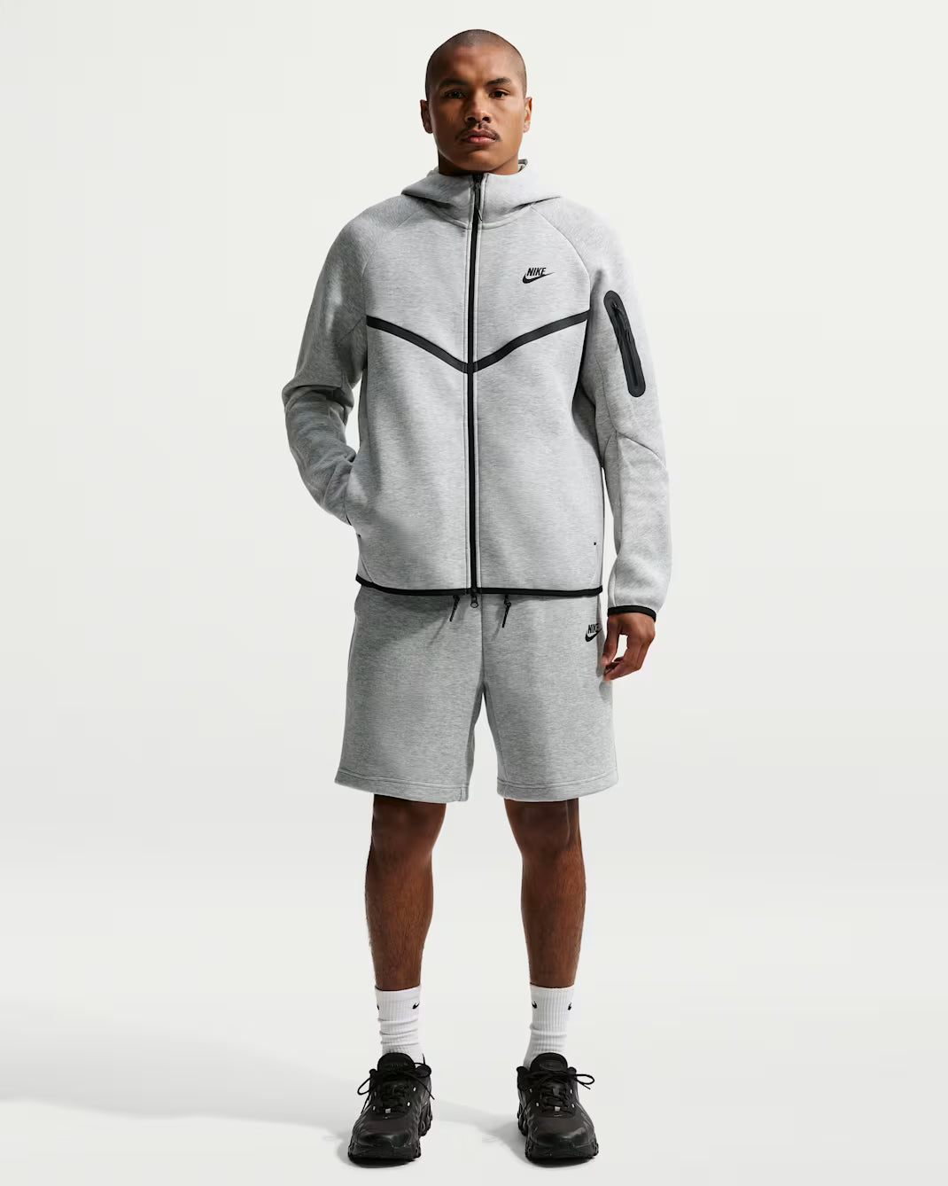 Nike Tech Fleece Hoodie Zip - Gris