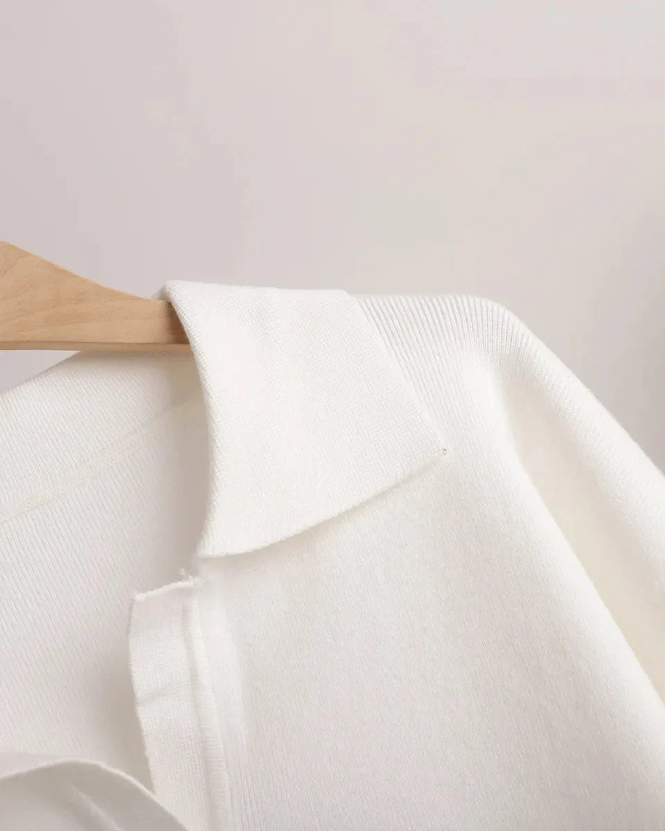 Althéa | Set aus Poloshirt und Hose mit weitem Bein