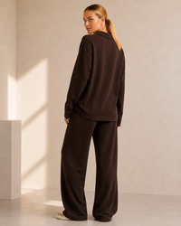 Althéa | Set aus Poloshirt und Hose mit weitem Bein