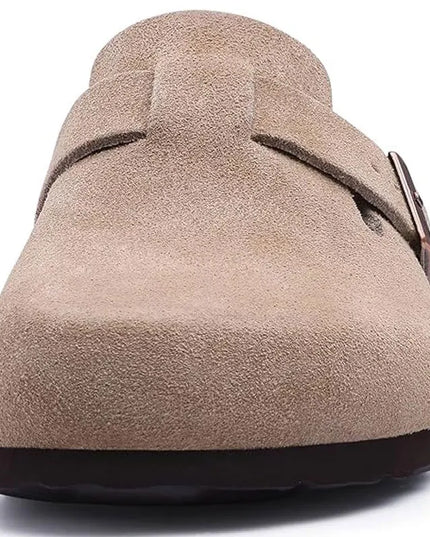Sabots Mules Suède Semelle Liège