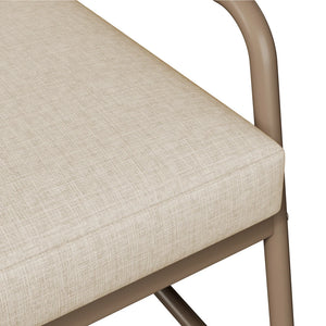 ORANO - Salon de jardin 4 chaises sofa