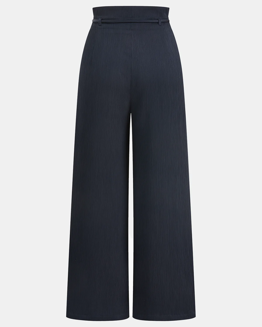 Valentine | Weite Satin-Paperbag-Hose