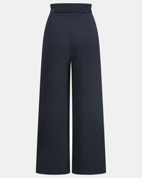 Valentine | Weite Satin-Paperbag-Hose