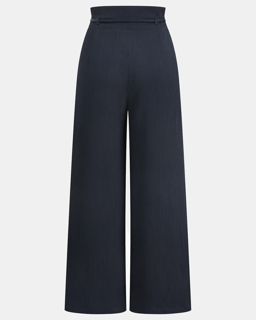 Valentine | Weite Satin-Paperbag-Hose