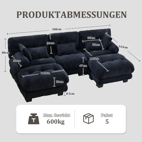 Modular sofa, comfortable