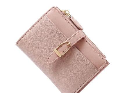 Portefeuille Femme Compact Multi Compartiments Similicuir PU