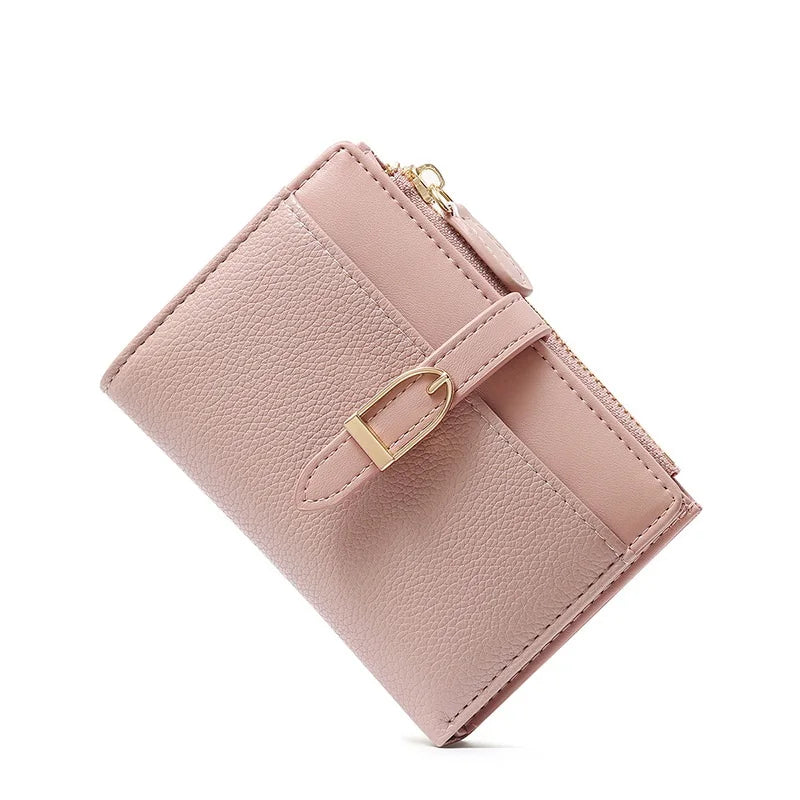 Portefeuille Femme Compact Multi Compartiments Similicuir PU