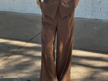 Ophélie | Ensemble blazer et pantalon large