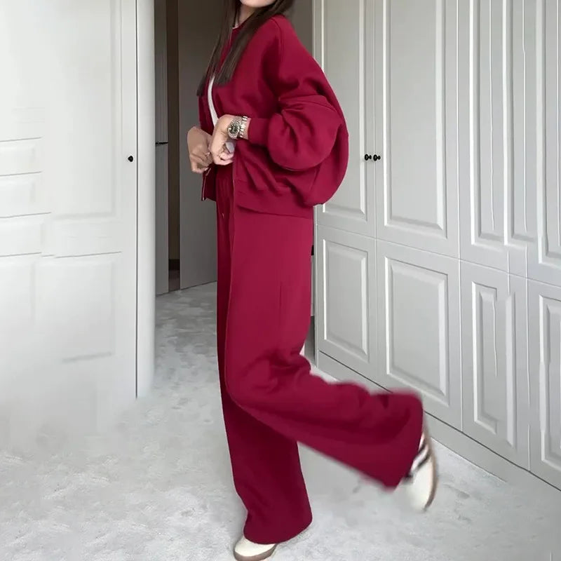 Mélina | Set aus Oberteil und gerader Hose