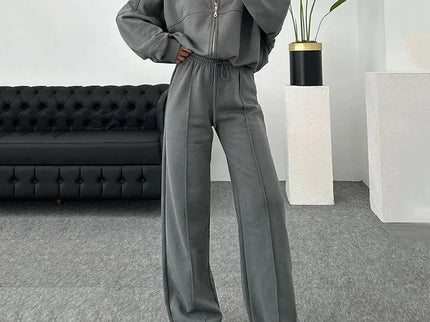 Mélina | Ensemble haut et pantalon droit