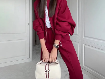 Mélina | Ensemble haut et pantalon droit