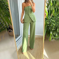 Cassandre | Set aus Bustier und gerader Hose