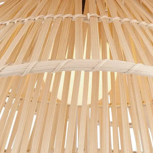 Suspension artisanale beige pour restaurant et maison d’hôtes