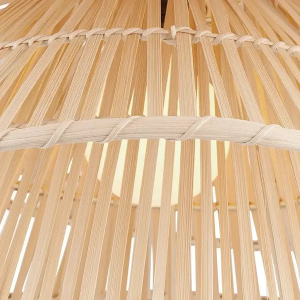 Suspension artisanale beige pour restaurant et maison d’hôtes