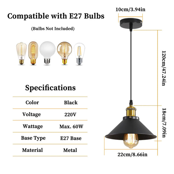 Suspension moderne compatible variateur de lumière