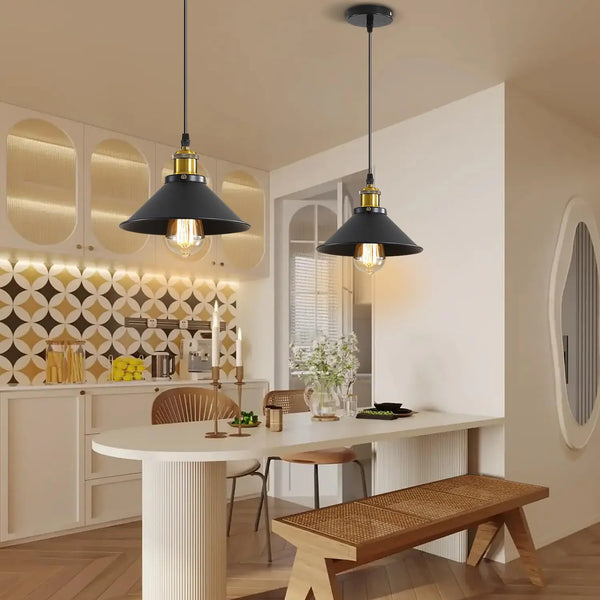 Suspension rétro E27 pour cuisine et salle à manger
