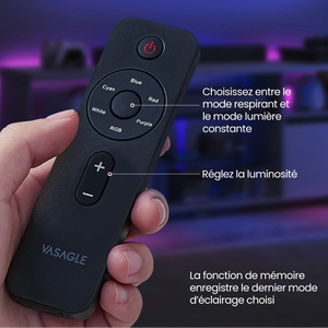 Télécommande du meuble TV MATV – Contrôle des LED à distance jusqu’à 5 mètres