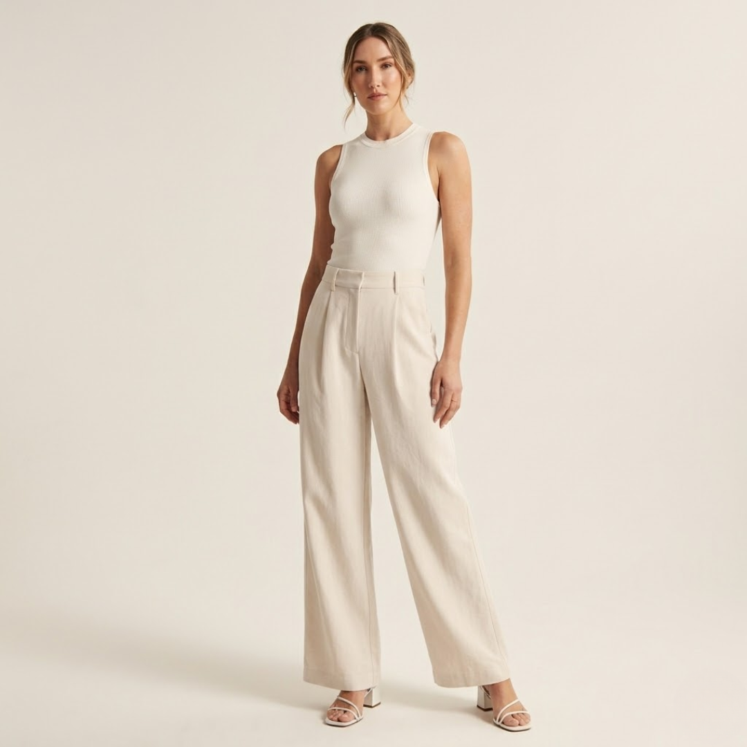 Ariane | Weite High-Waist-Hose