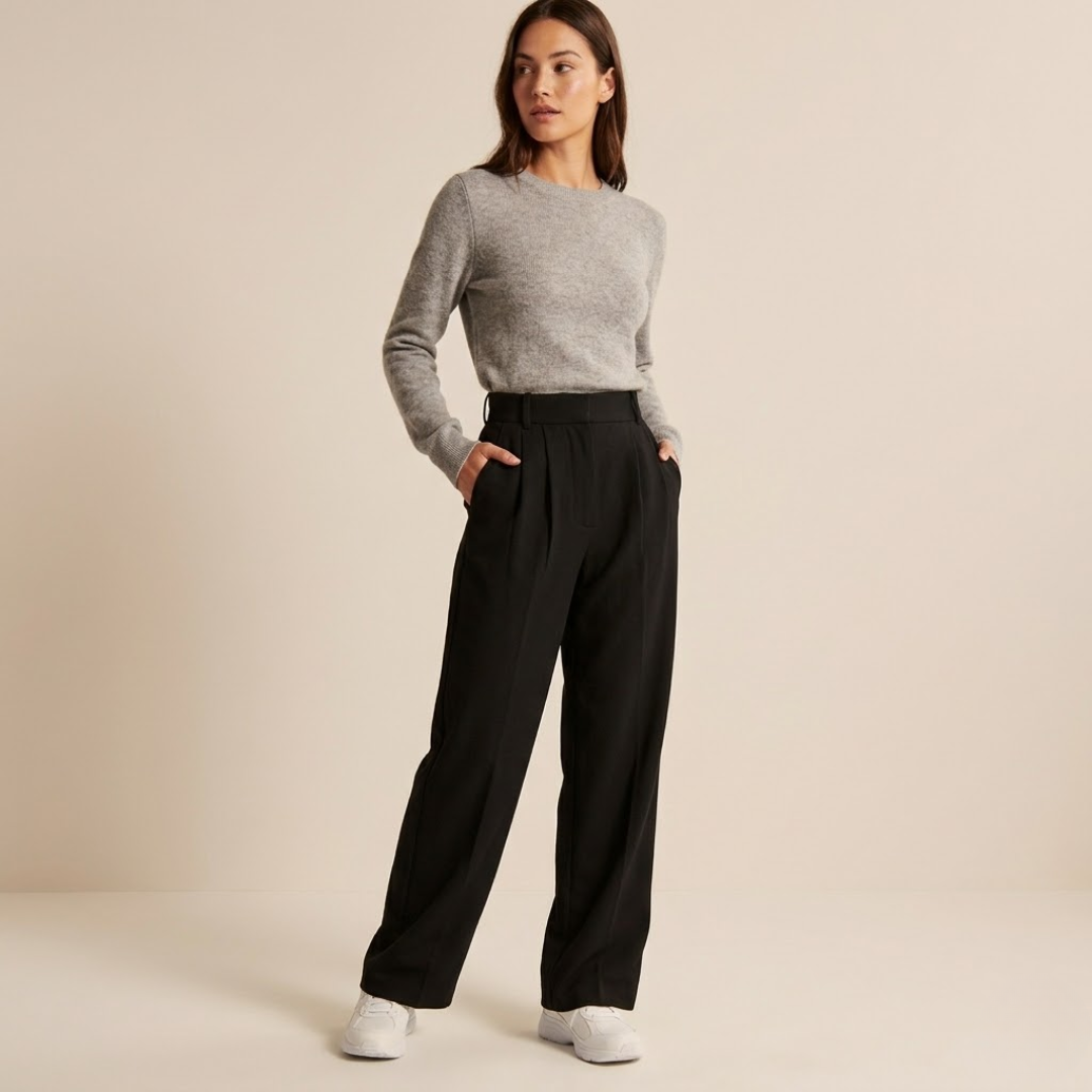 Diane | Weite High-Waist-Hose
