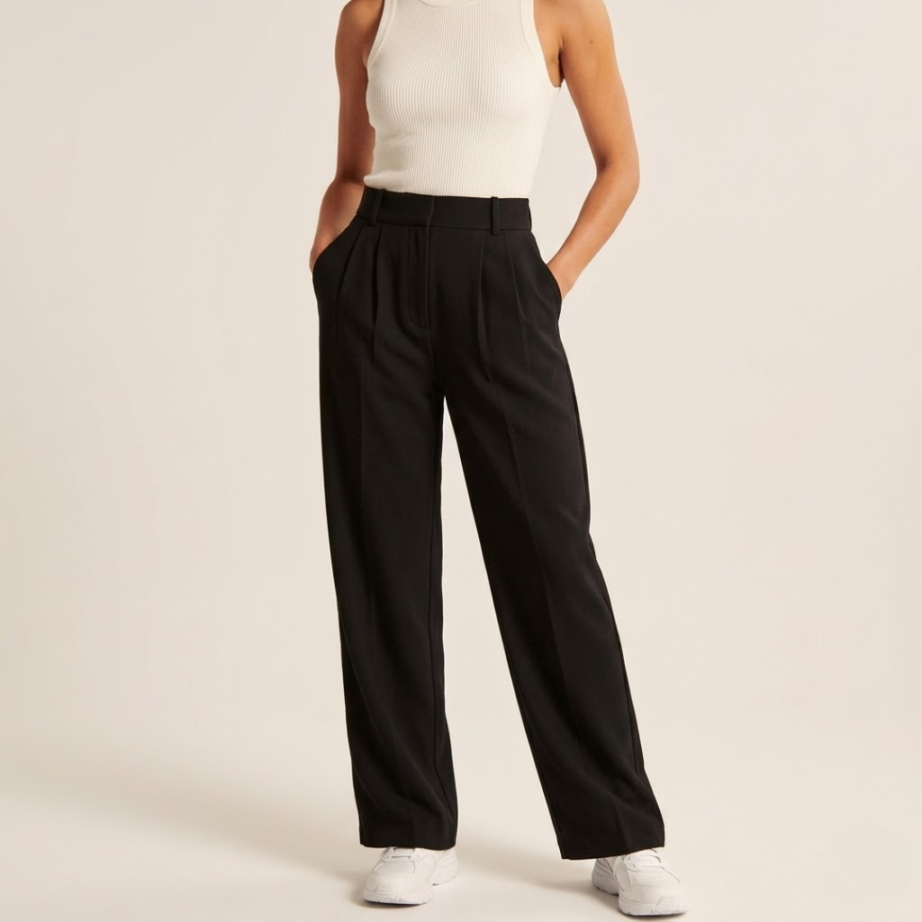 Diane | Weite High-Waist-Hose