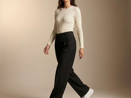 Diane | Pantalon large taille haute