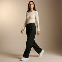Diane | Weite High-Waist-Hose