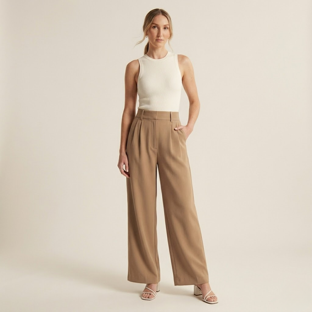 Léonie | Weite High-Waist-Hose