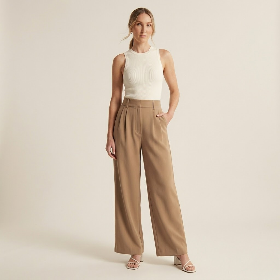 Léonie | Weite High-Waist-Hose