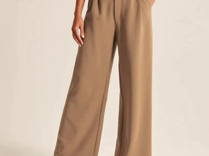 Léonie | Pantalon large taille haute