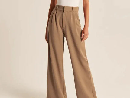 Léonie | Pantalon large taille haute